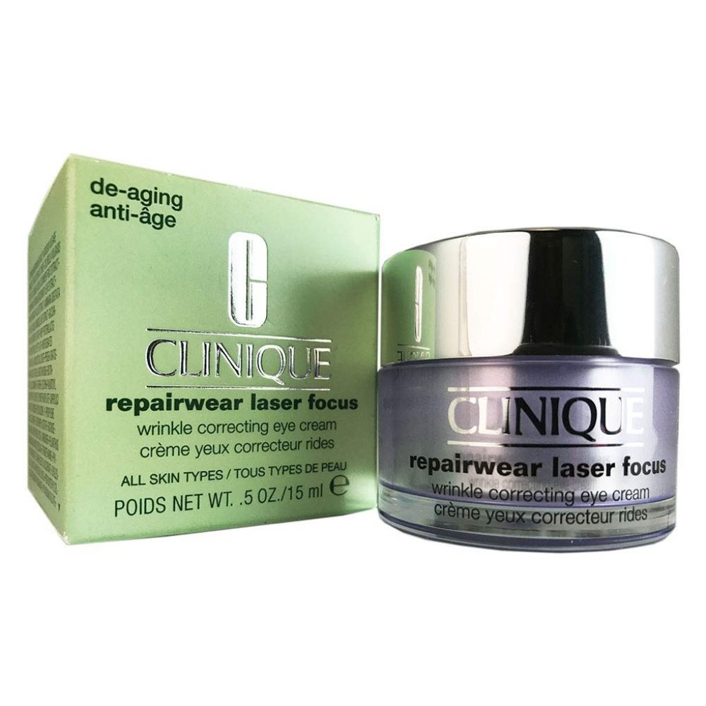 New in Box Clinique Repairwear Laser Focus Wrinkle Correcting Eye Cream